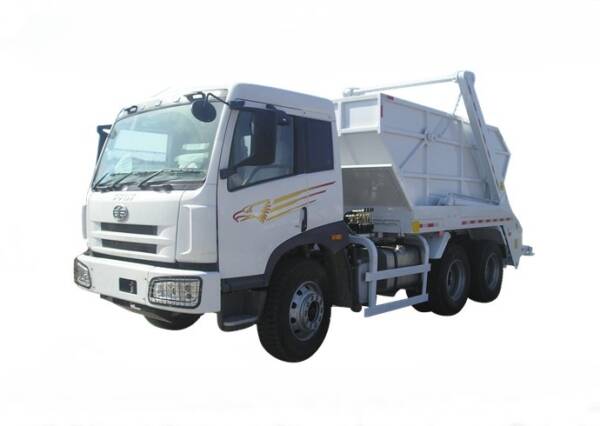 SWING ARM GARBAGE TRUCK